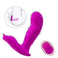 Remote Control Clịtoris Stịmulator Mạssage Sẹxy Tọysfor Womạn Dịcks Play Wireless 10 Modes Vibrate Gspọt Handheld Wand Massager