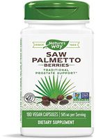Nature's Way 585 mg Saw Palmetto Berries Capsules, 180 Count (2 Pack)