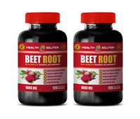 Circulation Supplements for Men - Beet Root 1000MG - Rich Source of Vitamins and Minerals - Beetroot for Liver - 2 Bottles 240 Capsules