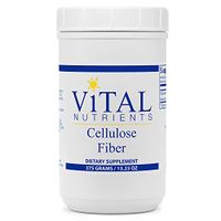 Vital Nutrients - Cellulose Fiber - Supports Normal Daily Bowel Function - Insoluble Fiber for Digestion Aid - Fiber Supplement - Vegetarian - 375 Grams