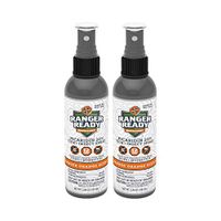 Ranger Ready Insect Repellent with 20% Picaridin Mist Spray Bottle, Ranger Orange Scent, 3.4 Ounce, TSA Regulation Travel Size for Worldwide Protection, Pack of 2