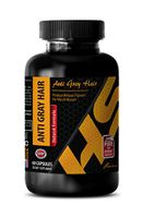 Anti-Aging Hair - Anti Gray Hair - Natural Formula - Nettle for Hair Loss - 1 Bottle (60 Capsules)