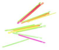 Perfect Stix Neon Concession Spoon Straw, Unwrapped, Assorted Colors, 8" Length (Pack of 10,000)