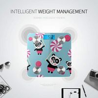 LYAOE Bluetooth Body Fat Scale Kid Pattern Smart Wireless Scale with LCD Display Measuring Body Weight Bmi and Health Digital Scale