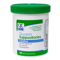 Quality Choice Glycerin Suppositories Laxative 50 Count Each (2)