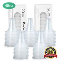 gracosy Ear Thermometer Probe Covers DisposableThermometer Probe Covers Refill Cap Replacing Lens Filters for Digital Thermometers 40 pcs