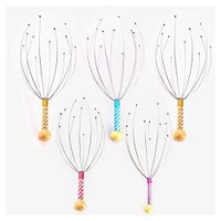 5 Pack Scalp Massagers Handheld Head Massage Tingler Scratcher for Deep Relaxation Hair Stimulation & Stress Relief
