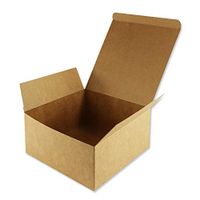Gift Boxes 8x8x4 Inch Kraft Boxes Brown Paper Gift Wrap Boxes with Lids for Bridesmaids, Party, Wedding, Holiday Gift, Crafting, Bakery Boxes (Brown-25pack)