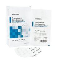McKesson - Transparent Film Dressing Octagon 6 X 8 Inch Frame Style Delivery Without Label Sterile - 1/Each - McK
