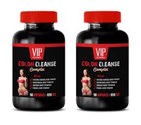 Colon Detox Herbal - Colon Cleanse Complex 890MG - Ginger Root Capsule - 2 Bottles 180 Capsules