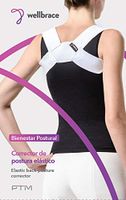 PTM Wellbrace - Shoulder Brace for Posture Control - Under The Clothes Design - for Posture, Slouching, Hunching, Neck, Back, Shoulder Support - 4 Sizes 4 Better Fit (Medium)