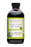 Urban Moonshine Calm Tummy Digestive Bitters | Organic Herbal Supplement for Occasional Nausea & Upset Stomach | Chamomile & Ginger | 8 FL OZ (Pack of 1)