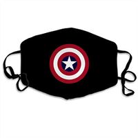 UeMuah Cap-Tain AME-rica's Shi-ELD Dust-Proof Mask Earloop Face Mask Reusable Washable Mouth Masks for Outdoor Cycling Camping