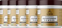 Naturevibe Botanicals Organic Ashwagandha Root Powder - 40 Ounces (5 Pack of 8oz) - USDA Certified Organic Withania somnifera | Supports Immunity System (2.5lbs)