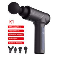 CAISYE Massage Gun, Cordless Handheld Deep Tissue&Muscle Massager Protable Massage Equipment Professional Grade Massager with Interchangeable Heads,B