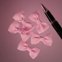 Pink Grosgrain Bowties, 1-5/8" X 7/8"