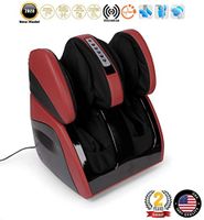 VITALZEN Plus® Massager for feet,Calves,Legs,Knees and Thighs – Red (2020 Model) - Compression-Air Massage-Rollers-Thermal-Heating-Kneading-Foot Reflexology - 2 Years Warranty