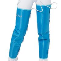 LUCKYYAN Intelligent Far Infrared Heat Pad for Leg and Knee Joint Care/Vibration Knee Massagers - 100W - 60 x 42cm - Blue - Ergonomic Design