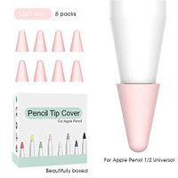 ASKCUT Tip Replacement for Apple Pencil 1/2, 8 Pack Silicone Nibs Cover Touchscreen Pen Accessory Compatible with iPencil iPad Pro 10.5 inch 12.9 inch 9.7 inch Touch Screen Devices Pencil Accessories