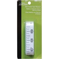 Dritz Longarm 3712 Zero Center Tape Measure, 3/4 x 144-Inch