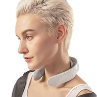 Smart Neck Massager,Bilaca Heat Function Personal Travel Neck Massager for Neck and Shoulder Use at Home,Workout,Office