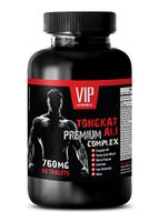 Sexual Enhancement Pills - TONGKAT ALI Premium Complex 760MG - Tongkat Root - 1 Bottle (60 Tablets)