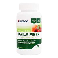 Adult Fiber Gummies (60 Count) – Natural Chicory Root Soluble Fiber Gummy – Supports Digestive Heath, Reduces Appetite & Promotes Regularity – Delicious Mixed Berry & Orange Flavor