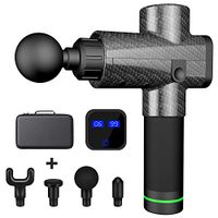 Massage Gun,Cordless Handheld Deep tissue massager machine,6 Speeds electric body deep Tissue massager for Pain Relief, Sports Drill Portable Super Quiet Massager , LCD TOUCH SCREEN
