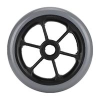 Qkiss Electric Wheelchair Wheels 6/8inch, Wear-Resistant Wheelchair Replacement Part Accessory Suitable for most electric wheelchairs(6inch)