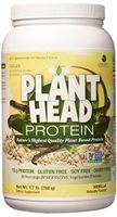 Genceutic Natural's Plant Head Real Meal Dietary Supplement | Supports a Healthy Lifestyle | Vegan, Gluten-Free, & Lactose-Free | Vanilla 1.7bs