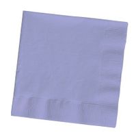 Club Pack of 500 Luscious Lavender Premium 3-Ply Disposable Beverage Napkins 5"