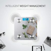 LYAOE Bluetooth Body Fat Scale Gift Present Box Wrapped Kraft Paper Smart Wireless Scale with LCD Display Measuring Body Weight Bmi and Health Digital Scale