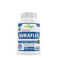 Xinnora Nuraflex with Glucosamine Sulfate, Chondroitin, Turmeric, Boswellia - Natural Joint Support & Flexibility Supplement - Anti-inflammatory & Antioxidant Pills for Back, Knees, Hands 60 Caps (1)