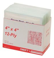 North by Honeywell 067544 Gauze Pads, 4-Inch x 4-Inch 12 Ply, 25 per box