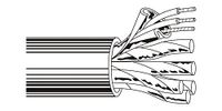 150' Belden 9874 20 AWG 6 Pair PVC Jacket PP Insulation TC Chrome Audio Control And Instrumentation Cable