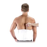 Bilt-Rite Mastex Health 10 Inch Criss-Cross Support with Steels, White, 4X-Large