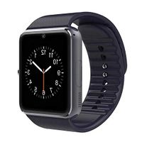 Kaiweidi Smart Watch Touch Screen Bluetooth Smartwatch Fitness Tracker Camera Pedometer SIM TF Card Slot Compatible for Samsung Android iPhone iOS for Kids Women Men (Black)