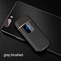 Studyset USB Electronic Lighter Electric Dual Flameless Lighter Torch Rechargeable Windproof Cigarette Lighter