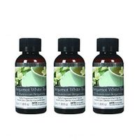 Hosley Aromatherapy Premium Bergamot White Tea Highly Scented Warming Oil Bottles Set of 3 55 Milliliter 1.86 Ounces Ideal Gift for Parties Weddings Spa Reiki Meditation Bathroom O9