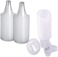 ICYANG 200 Pieces Disposable Ear Thermometer Probe Covers Refill Lens Filters Protective Caps Replacement for Digital Thermoscan Cover Caps Clear