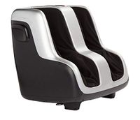 Human Touch Reflex4 Targeted Relief Foot & Calf Shiatsu Massager, Silver & Black (Renewed)
