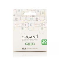 2 x Organii Organic Vegan Cotton 7x2cm Sizes Patches 20 pcs