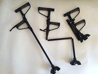 Folding Walking Cane with Double Handle LED Light for Man/Woman Collapsible, Lightweight, Height Adjustable Crutches Portable Walking Cane Mobility Aid