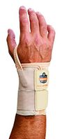 Ergodyne ProFlex 4010 Double-Strap Left Wrist Support, Tan, X-Large