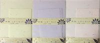 Natural Washi 3 Color Letter Set 18 Writing Paper + 9 Envelopes Stationary Japan (Type-B)