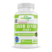 XINNORA Liver Detox with Milk Thistle, Silymarin 200mg, Artichoke Extract & Zinc for Liver Detox, Liver Cleanse - Detox Supplement for Liver Support, Weight Management & Energy Booster – 60 Caps (4)