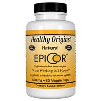 Healthy Origins EpiCor (Clinically Proven Immune Support) 500 mg, 30 Veggie Capsules