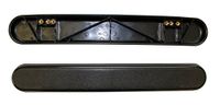 New Solutions AR091P 15 x 2 x 4 in. Plastic Full Length Armrests Universal Fit for Wheelchair44; Black - Set of 2