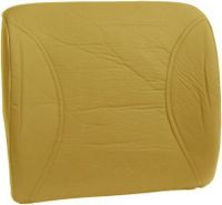 PrimeTrendz TM Lumbar Support Leather Back Cushion - Beige