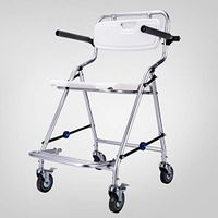 JLL Medical Folding Bedside Commode Seat with Commode Bucket and Splash Guard, Powder Black
